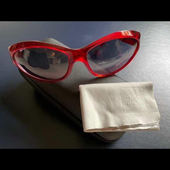 Alain Mikli Red CatEye HandMade Sunglasses main image 5